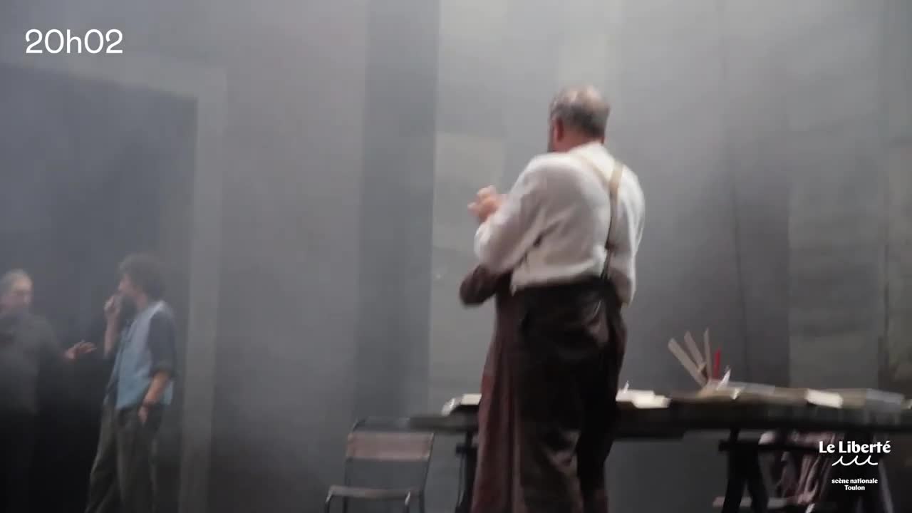 Vidéo Vues des coulisses, "La vie de Galilée", Brecht, Stavisky
