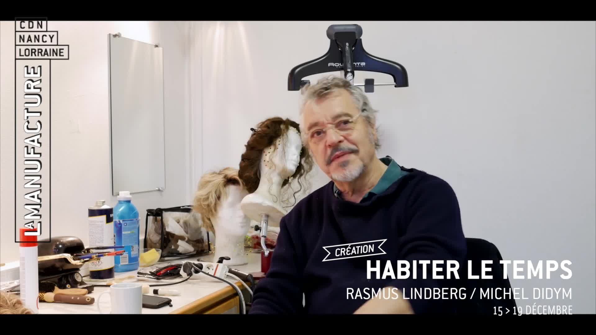 Vidéo "Habiter le temps" - Rasmus Lindberg/Michel Didym - Carnet de création #3