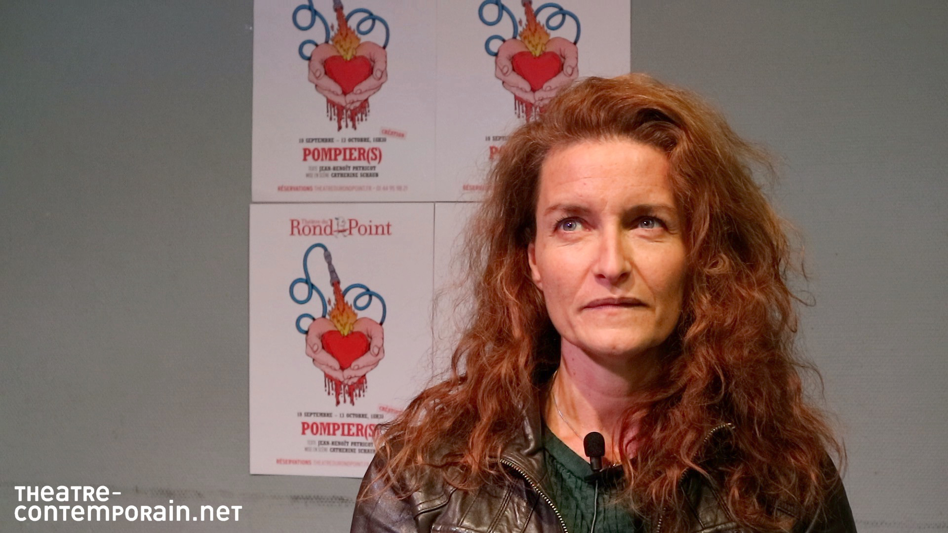 Vidéo "Pompier(s)" de Jean-Benoît Patricot, entretien avec Catherine Schaub (mise en scène)