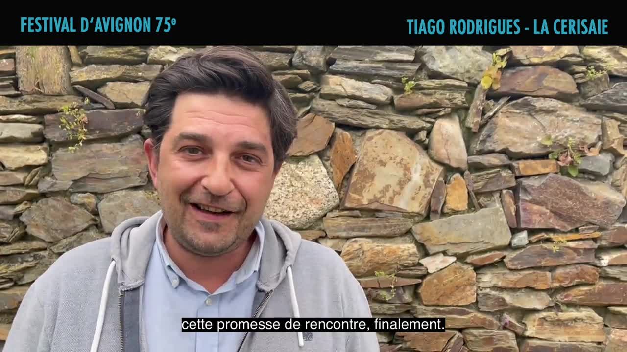 Vidéo Tiago Rodrigues présente "La Cerisaie"