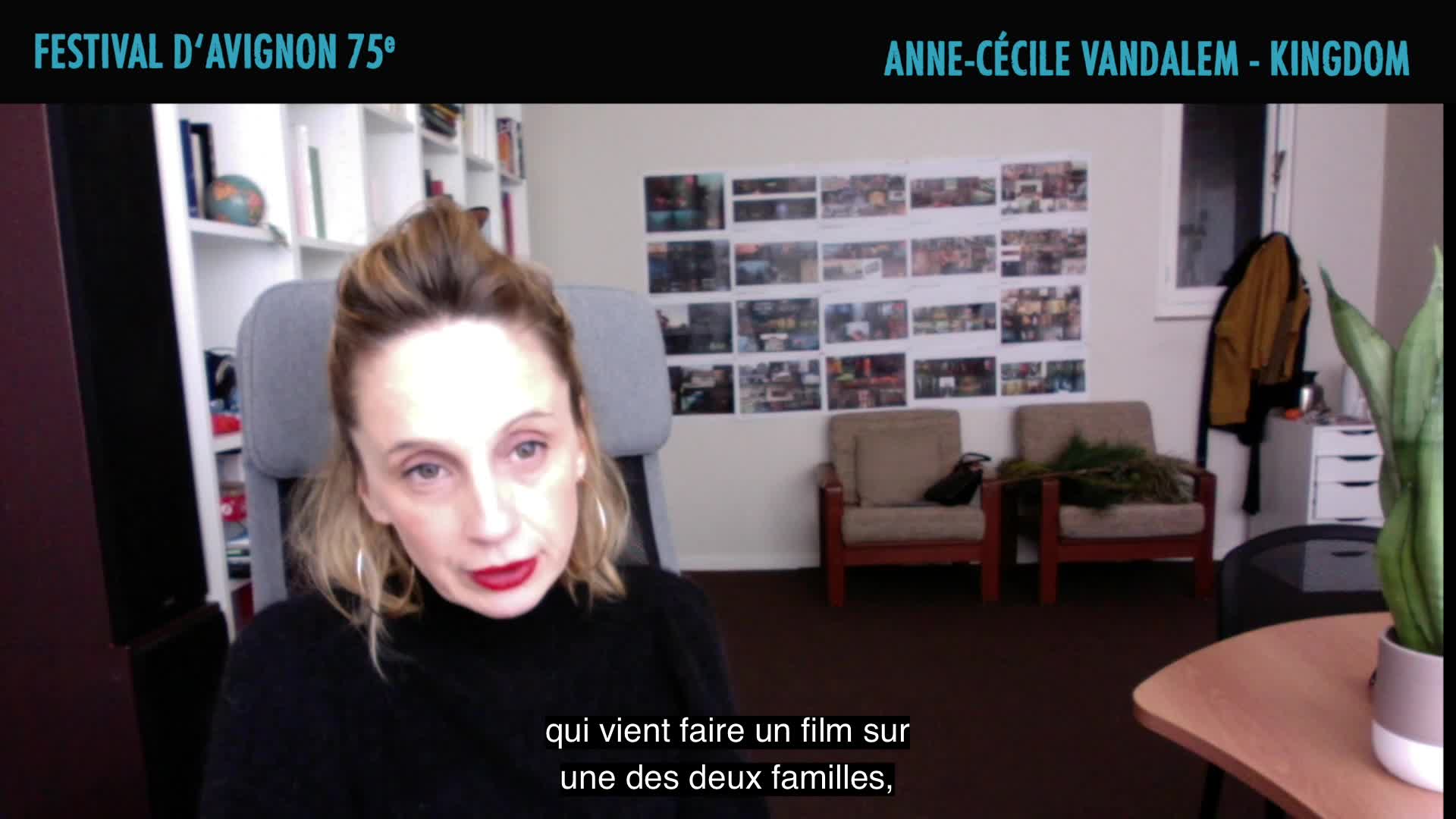 Vidéo Anne-Cécile Vandalem présente "Kingdom"