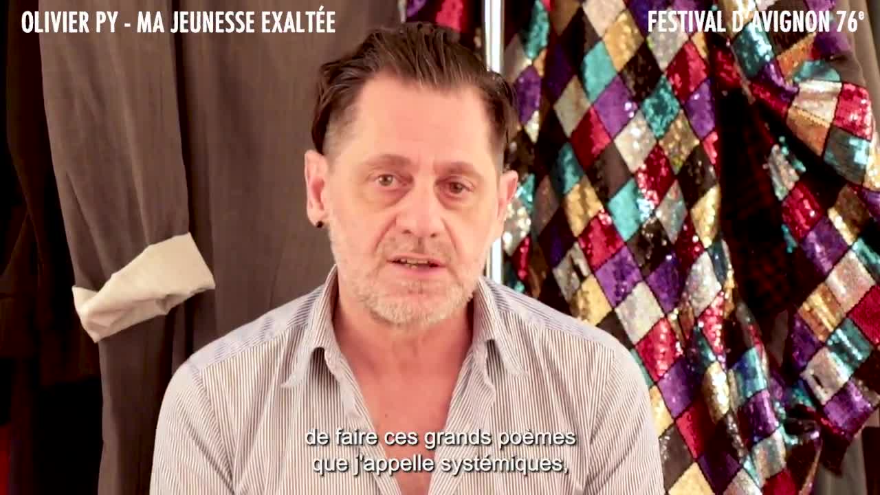 Vidéo Entretien avec Olivier Py - Ma Jeunesse exaltée
