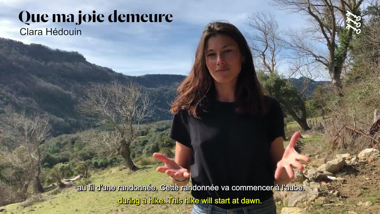 Vidéo Clara Hédouin présente "Que ma joie demeure"