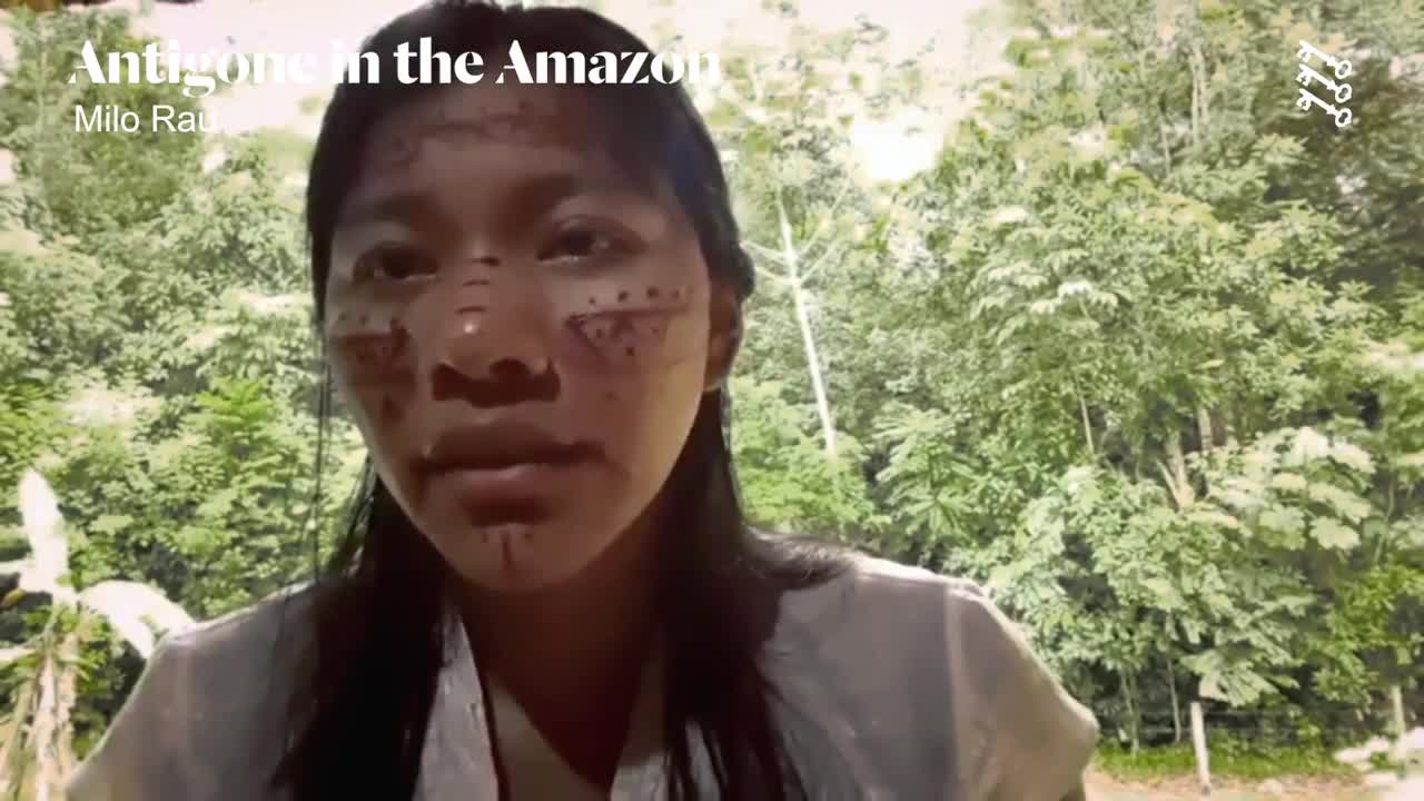 Vidéo Kay Sara présente "Antigone in the Amazon" de Milo Rau