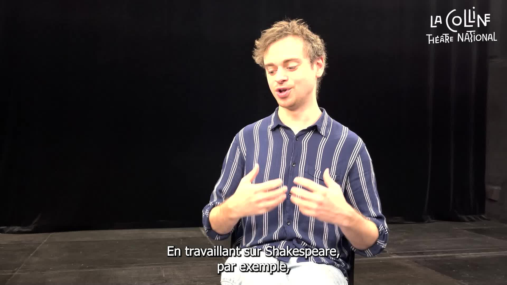 Vidéo "Les Personnages de la pensée" - Valère Novarina - Discussion avec Sylvain Levitte