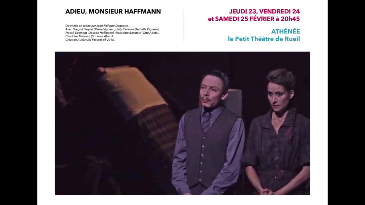 Vidéo "Adieu Monsieur Haffmann" de Jean-Philippe Daguerre - Extraits
