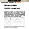 Accueil de « Hedda Gabler »
