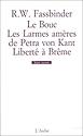 Première de couverture de Les Larmes amères de Petra von Kant
