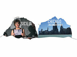 Illustration de Sicilia et Chicago-reconstitution